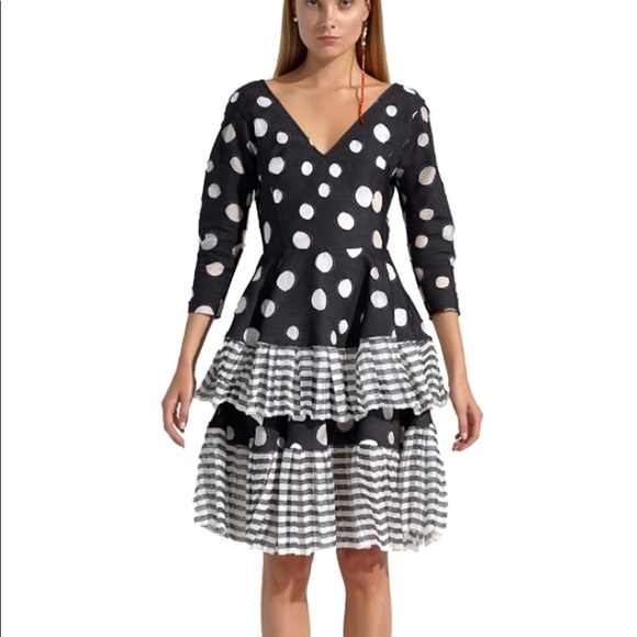 NEW Polka dot ruffles dress - Picture 1 of 4